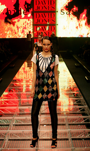 百貨店「デビッド・ジョーンズ」主催の08/09年春夏ファッションショー