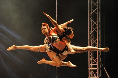 ペアで創る肉体美、ポールダンス世界選手権