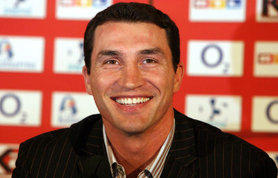 ＜ボクシング＞クリチコ タイトルマッチの記者会見に出席 - ドイツ