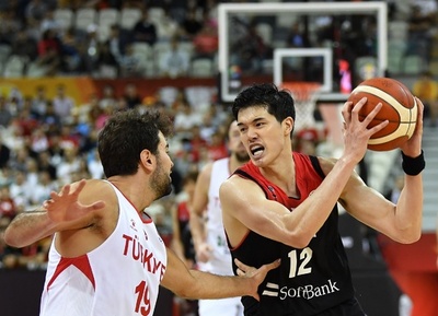 日本、バスケW杯初戦でトルコに敗戦