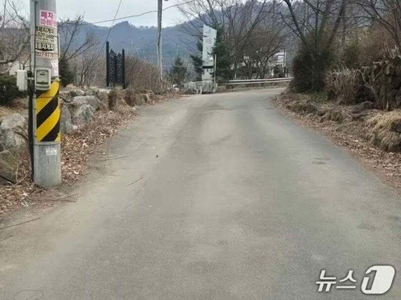 京畿道南楊州市梧南邑で発生した女性殺害事件の現場 (c)news1