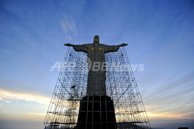 コルコバードのキリスト像 改修始まる ブラジル 写真14枚 国際ニュース Afpbb News