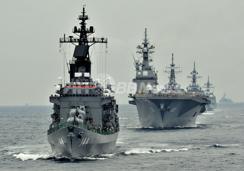 海上自衛隊の観艦式、相模湾