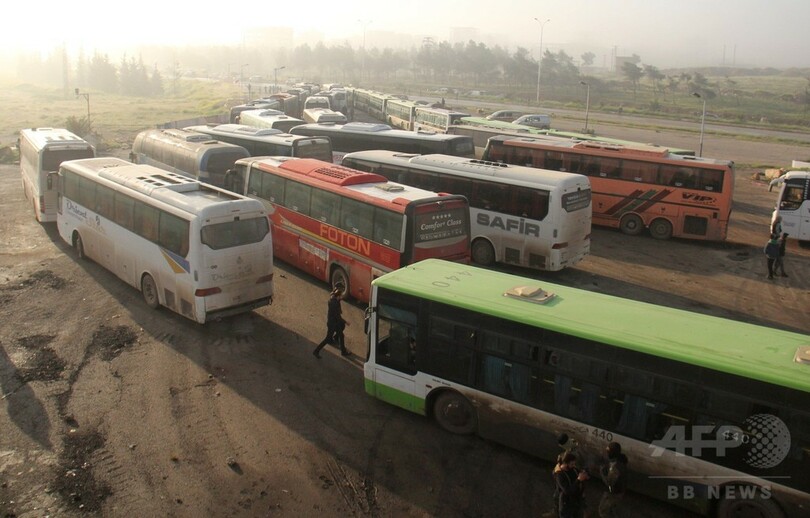 孤立したシリア4自治体から住民ら退避開始、カタールとイランが仲介