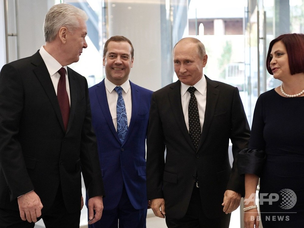 モスクワ市長選、プーチン氏側近の現職が圧勝 写真1枚 国際ニュース