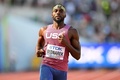 第18回世界陸上オレゴン大会、男子200メートル予選に臨む米国のケネス・ベドナレク（2022年7月18日撮影）。(c)Jewel SAMAD / AFP
