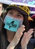 台湾・台北（Taipei）の総統府前で行われたデモの様子（2014年3月30日撮影）。(c)AFP/Sam Yeh