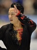 世界フィギュアスケート国別対抗戦2013（World Team Trophy Figure Skating Championship 2013）は12日、東京で2日目が行われ、男子シングル・フリースケーティング（FS）では高橋大輔（Daisuke Takahashi）が168.65点を記録し、合計249.52点で総合1位に入った。

演技に臨む高橋大輔（Daisuke Takahashi、2013年4月12日撮影）。(c)AFP/KAZUHIRO NOGI