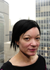 ニューヨーク（New York）でAFPの取材に応じるウィキペディア（Wikipedia）のスー・ガードナー（Sue Gardner）事務長（2011年1月11日撮影）。(c)AFP/Emmanuel Dunand