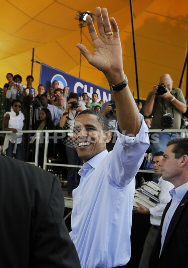 08米大統領選挙＞オバマ氏陣営への献金、過去最高の6600万ドルに 写真1