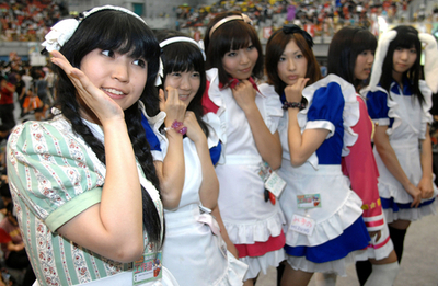 台北でコスプレイベント、日本の「メイド」も登場