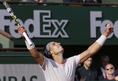 ナダル、精彩欠くも4回戦進出 全仏オープン