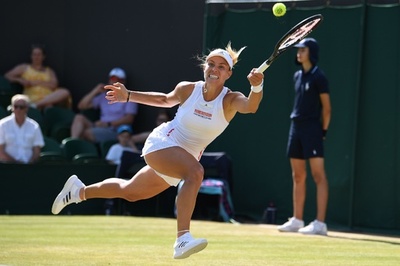 前年女王のケルバーが不覚、ウィンブルドン2回戦で姿消す