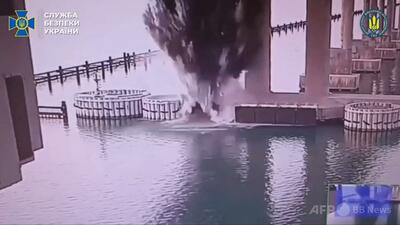 ウクライナのクリミア橋攻撃「被害なし」 ロシア大統領府