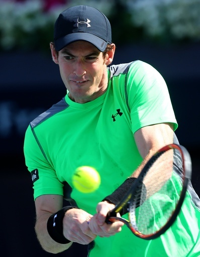 マレーが完勝で準々決勝進出、ドバイ・テニス選手権