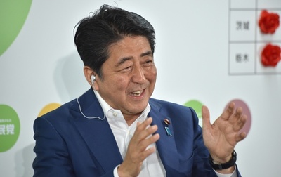 安倍首相、参議院選挙で勝利宣言