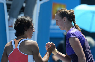 クヴィトバが初戦突破、全豪オープン