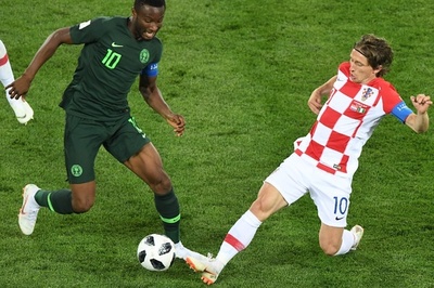 【写真特集】ロシアW杯グループD、クロアチア対ナイジェリア
