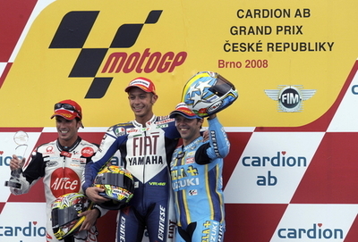 ロッシ チェコGP・MotoGPで優勝