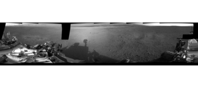 360度のパノラマ画像も、キュリオシティーが撮影した火星 NASA