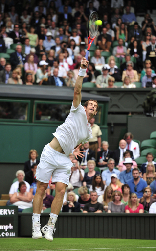 マレーが初戦突破、ウィンブルドン選手権