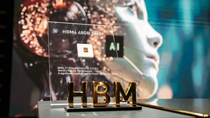 SKハイニックスの「HBM4」製品(c)news1