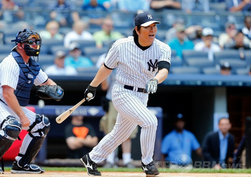 田中が今季2敗目、試合前のOB戦には松井氏が登場