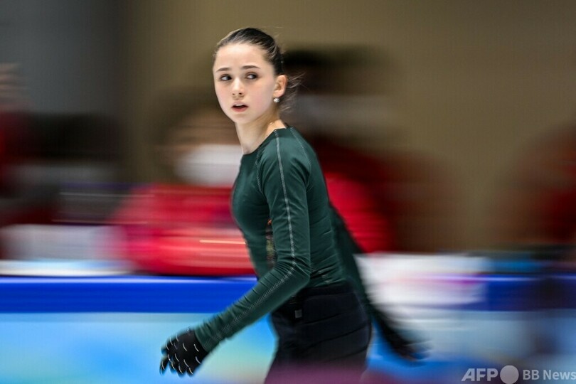 女子シングル出場のワリエワが涙 薬物騒動に「精神的に疲れた」