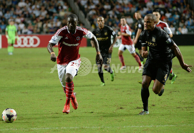 ペジェグリーニ監督のマンCが初勝利、バークレイズ・アジアトロフィー