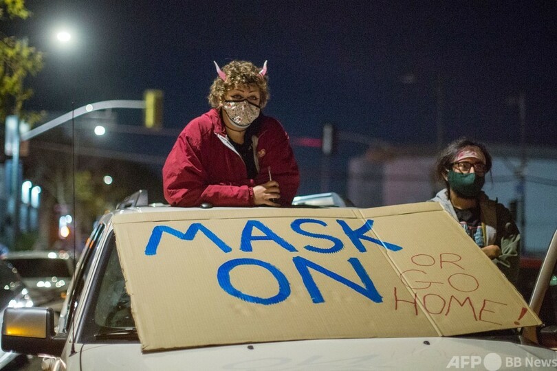 10分に1人がコロナ死 米LA郡、大みそか夜のステイホーム呼び掛け