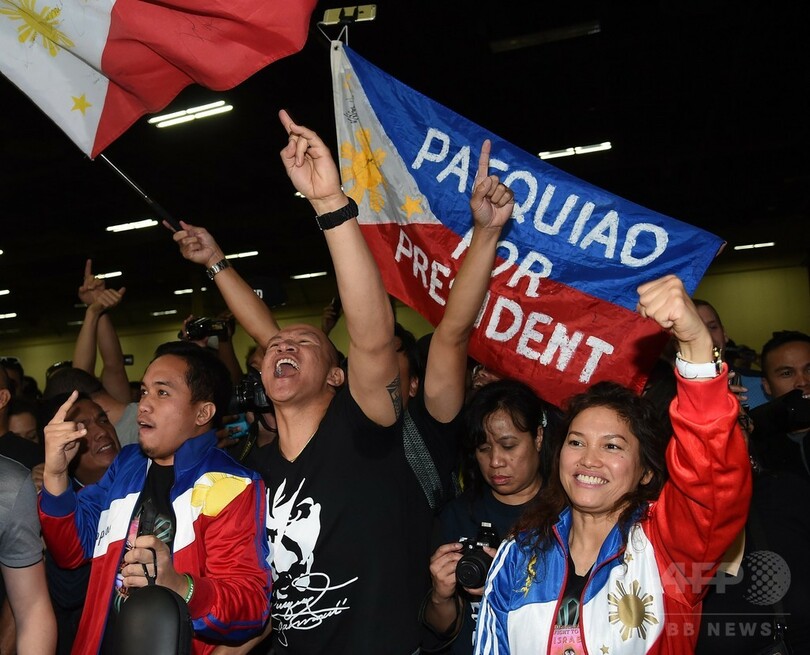 パッキャオ、メイウェザー優位の見方に「闘志がみなぎる」