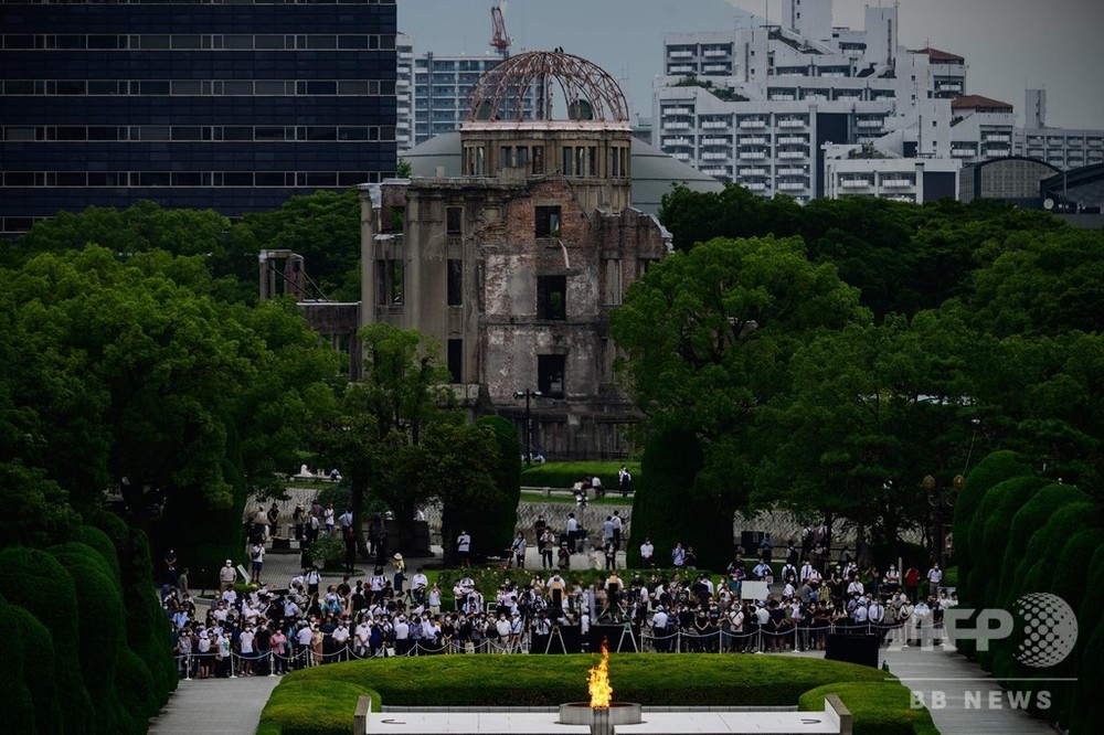 原爆投下から75年 広島で記念式典 市長 世界の連帯 訴え 写真8枚 国際ニュース Afpbb News