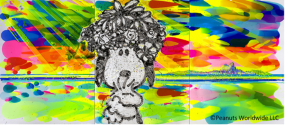 世界で唯一『PEANUTS™』のキャラクターをアート表現できる “トム・エバハート” 特別新作発表展開催 写真1枚 国際ニュース:AFPBB News