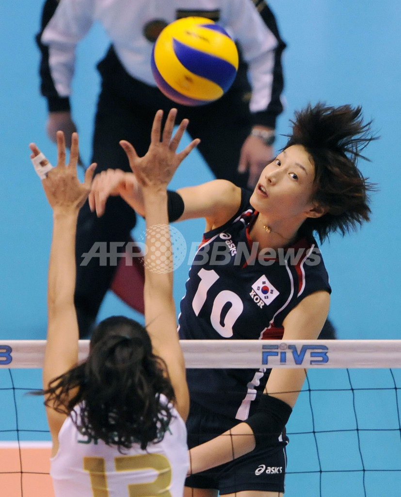 日本女子、タイにストレート勝ち グラチャンバレー 写真22枚