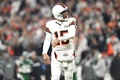 23NFL第17週、クリーブランド・ブラウンズ対ニューヨーク・ジェッツ。タッチダウンを喜ぶクリーブランド・ブラウンズのジョー・フラッコ（2023年12月28日撮影）。(c)Nick Cammett/Getty Images/AFP 
