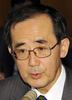 日銀総裁候補に指名され、衆院で所信表明する日銀の白川方明（Masaaki Shirakawa）副総裁（2008年4月8日撮影）。(c)AFP/TOSHIFUMI KITAMURA