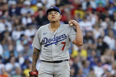 元ドジャースのウリアス投手、DV規定違反で出場停止処分 写真1枚