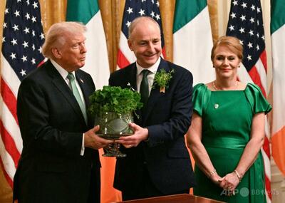 アイルランド首相、トランプ氏に丁重ながらも毅然とした態度で立ち向かう