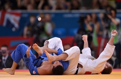 中井が準々決勝で敗退、柔道男子81キロ級