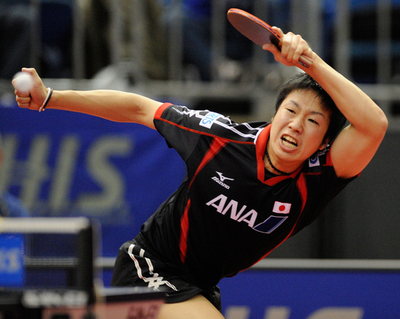 水谷、ストレート勝ち4回戦へ 世界卓球