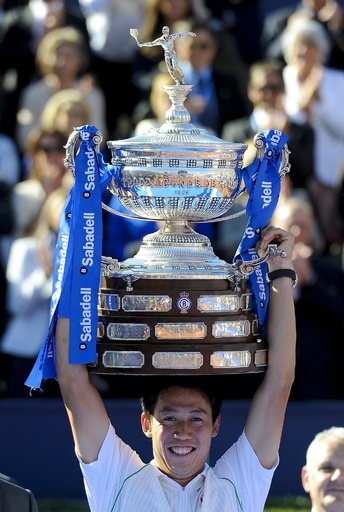 錦織がツアー5勝目、バルセロナ・オープン