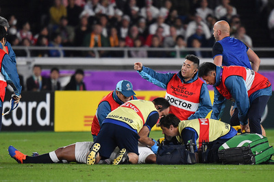 ラグビーW杯日本大会で脳振とう減、タックル取り締まり強化に効果