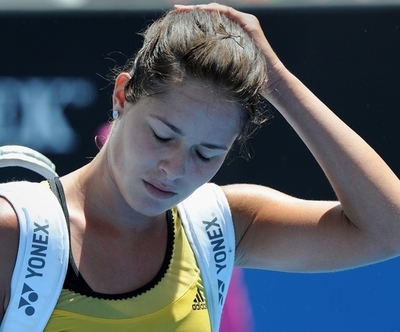 イワノビッチ 2回戦でドゥルコに敗れる、全豪オープンテニス