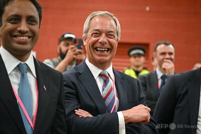 反移民の右派政党「リフォームUK」、地方選で大勝 下院補選も勝利