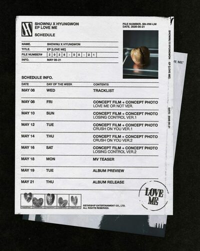 MONSTA Xのショヌ×ヒョンウォン、新作日程を公開