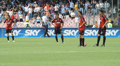 ミラン ナポリに敗れ5位に順位を落とす