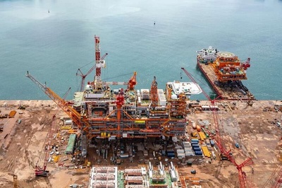 中国初、二酸化炭素の海上貯留設備が完成