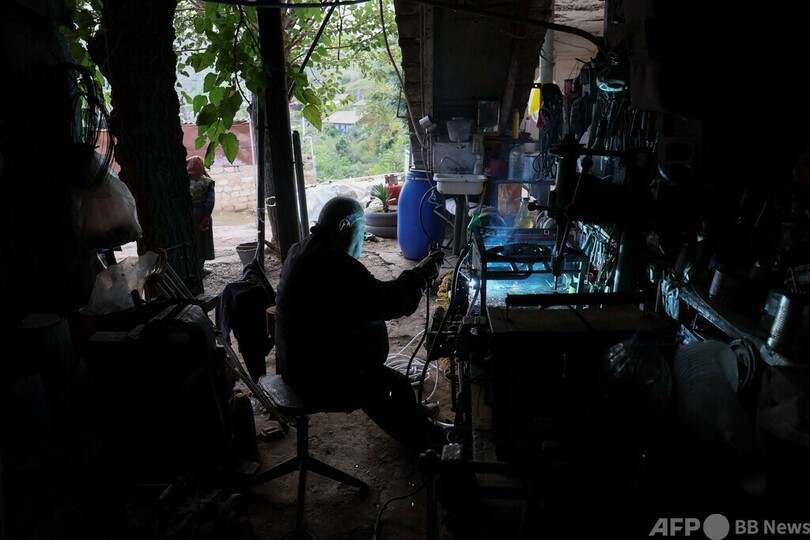 洞穴網がシェルター アルメニア国境の村