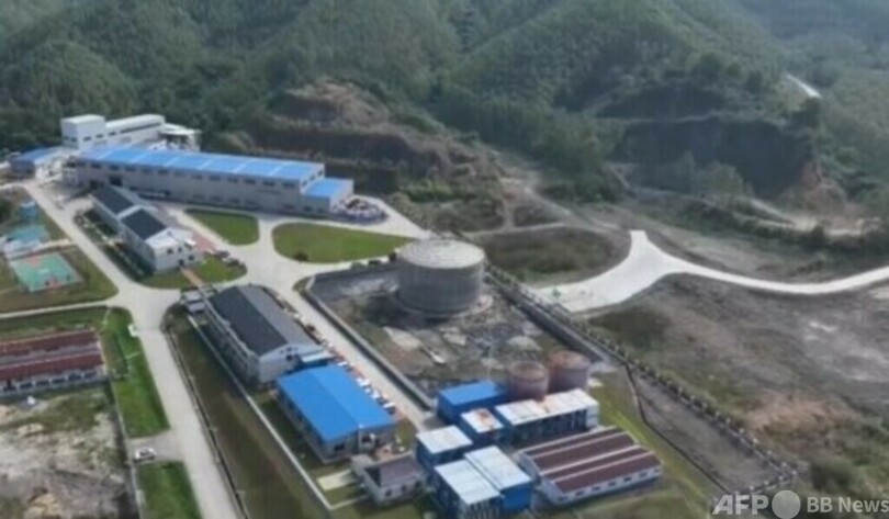 中国広東省で建設中のニュートリノ実験検出装置 本体建設が完了