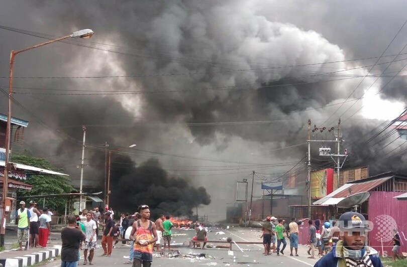 インドネシア領パプアで暴動、議会に放火も 独立派の拘束受け